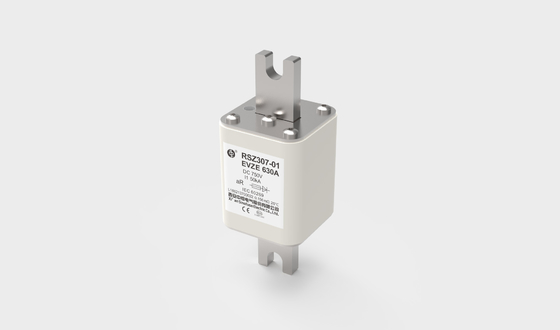 630A 750VDC Ceramiczny pojazd elektryczny Szybki bezpiecznik RSZ307-01-EVZE Doskonała wydajność prądu stałego
