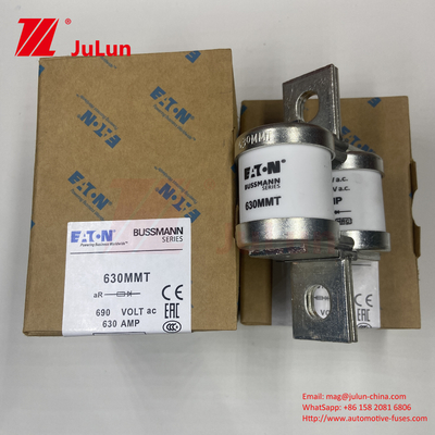 BUSSMANN 630MMT 690V 630A Ceramic Copper Twin Flat Plate Bolt Type Automotive Fuses przez BUSSMANN