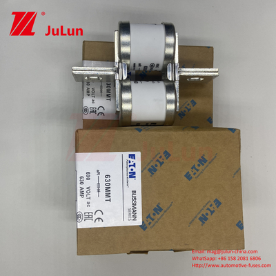 630MMT 690V BUSSMANN Ceramic Copper Twin Flat Plate Bolt Typ bezpiecznika 630A Prąd elektryczny 0,43kg Waga