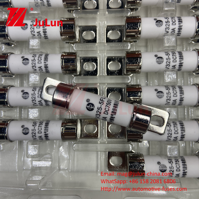 750VDC Przechowywanie energii 10A 25A 30A 50A EV FUS Automotive Ceramic Copper Electric Vehicle Fuse Do przechowywania energii DC750V