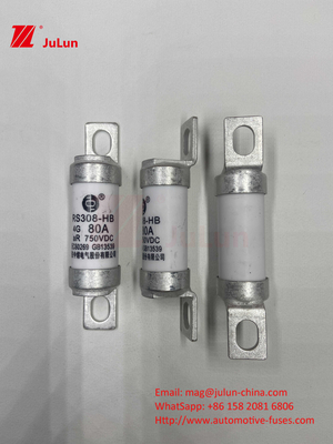 750VDC Ceramic Automotive Fuses RS308 HB 4G Wysokiej Temperatury 10A 20A 25A 30A 40A 50A 63A 80A 100A 750VDC FUSE