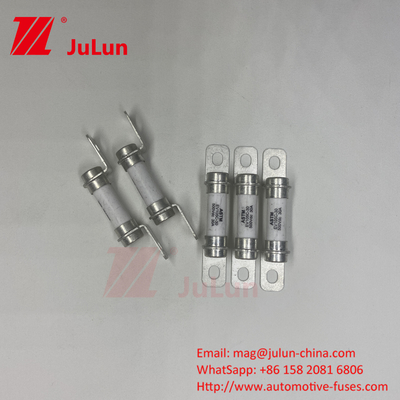 Rurka ceramiczna 20A30A40A bezpiecznik pojazdu elektrycznego 500VDC Bolt M6 Bolt