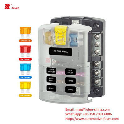 Eu UL Standardowy Automatyczny Przełącznik Prężnika Bolt Fuse Holder 32V 30A-500A