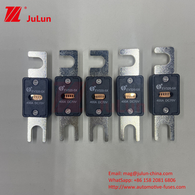 70VDC napięcie Ceramic Bolt Type Electric Vehicle Fuse EV320-5X-250A M6 M8