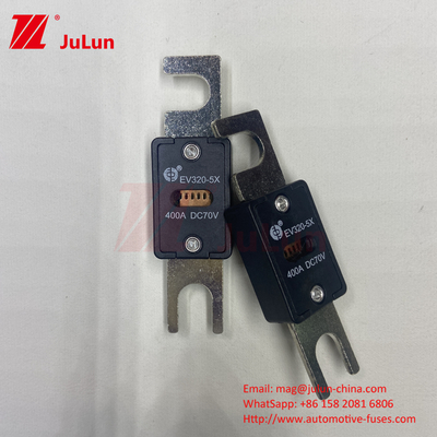 EV320-5X-350A-N 70VDC 6kA Ceramic Copper Electric Vehicle Fuse dla bezpieczeństwa systemu trakcyjnego EV