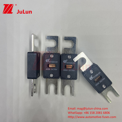 EV320-5X-450A-N 70VDC M6 M8 Przenośne bezpieczniki EV spełniają standard ISO8820-5 dla układów napędowych i systemów elektrycznych w motoryzacji