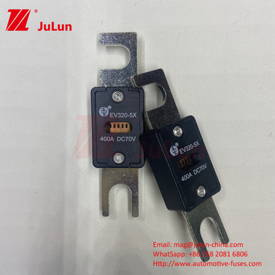EV320-5X-450A-N 70VDC M6 M8 Przenośne bezpieczniki EV spełniają standard ISO8820-5 dla układów napędowych i systemów elektrycznych w motoryzacji