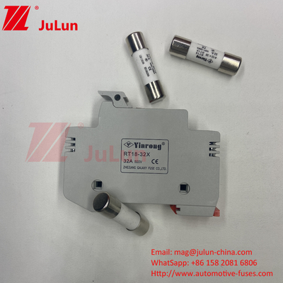 1000VDC Solar PV Fuse Holder z 30kA 32A 63A 125A Din Rail Mounting Fuse Holders Fuse Holder B