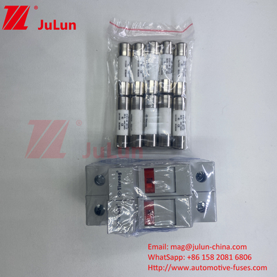 TUV CE 10*38mm DC 1000V bezpiecznik fotowoltaiczny topliwy 20A z ochroną uchwytu bezpiecznika LED dla falownika słonecznego