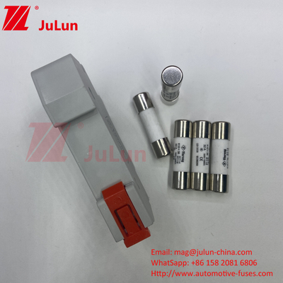 1000VDC 30kA Ceramic Solar PV Fuse 10*38 DC Solar Energy PV Solar Fuse Base And 1000V Fuse 15A 20A 25A 30A 32A