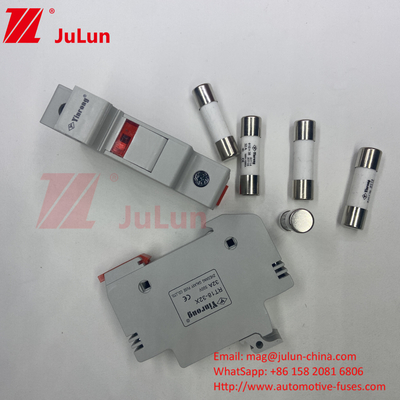 10x38mm Ceramic Solar PV Fuse For Photovoltaic Module Protection (Ceramiczny bezpiecznik fotowoltaiczny)