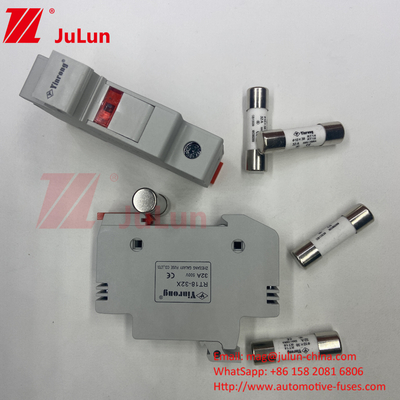1000VDC 1500VDC 500VDC DIN Rail Panel Solar DC 32 Amp Solar Fuse Holder z bezpiecznikiem dla PV Pho