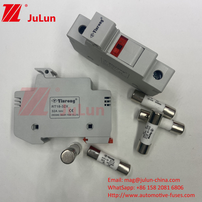20A Solar PV Fuse Holder z bezpiecznikiem dla fotovoltaicznej skrzynki autobusowej Nqqk RT16D-00 TPS Prąd stały 80V 250A bezpiecznik energii słonecznej