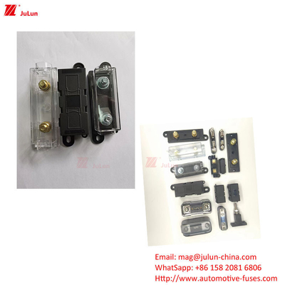 Plastikowy / Nylon Housing Automotive Fuse Holder spełnia standard UE UL z prądem trwającym 30A-500A