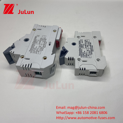TUV DC Solar Fuse Fusible Holder Box Base DNPVF1-32 Ochrona systemu słonecznego 10x38MM 1000V GPV Fast Blow Ceramic DIN Rail