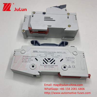 Zabezpieczacze 10x38 1000v 25a 10*38 2a Uchwyt do zabezpieczeń dla systemów słonecznych Zabezpieczacze do zabezpieczenia systemu słonecznego