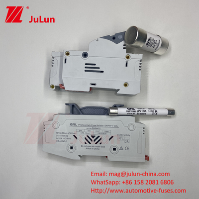 1000V 1500V 500V Słoneczny bezpiecznik fotowoltaiczny 14x51mm Własnik bezpiecznika RT18W-32 22*58mm 1000DV Fotowoltaika
