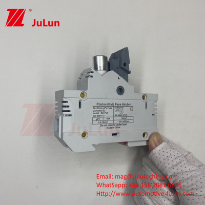 10*38mm gPV 1000VDC 32A FUSE Din Guide Fuse Holder dla łatwej i bezpiecznej instalacji