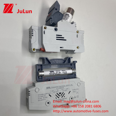 10*38mm gPV 1000VDC 32A FUSE Din Guide Fuse Holder dla łatwej i bezpiecznej instalacji