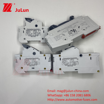 Sygnał 1500vdc 20a DNPVF1-32L Układ słoneczny Pv Sygnał 1500vdc Szybko-dmuch Ceramic DIN Rail Moun 10x85MM 1500V Sygnał cieplny