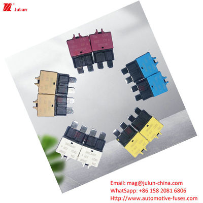 30A-500A Automatyczny uchwyt bezpiecznika Nylon Plastic Copper Bolt Manual Fuse Reset Switch