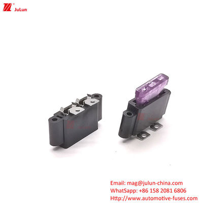 32V napięcie znamionowe Kontakt miedziany Automatyczny przerywacz układu resetowania 30A-500A Wspornik bezpieczników samochodowych Plastikowy nylon