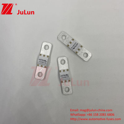 ASTM A121601-80A 125VDC EV Szybkie ładowarki / Elektryczne pojazdy Szybkie ładowanie Średnie Fusing Bolt Screw Terminal Fuse