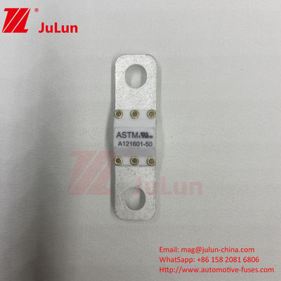 ASTM A121601-80A 125VDC EV Szybkie ładowarki / Elektryczne pojazdy Szybkie ładowanie Średnie Fusing Bolt Screw Terminal Fuse