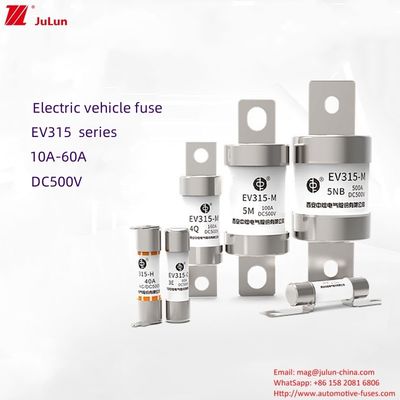 Średnie bezpieczniki śrubowe dla pojazdów elektrycznych serii EV315 10-60A 500V 20kA