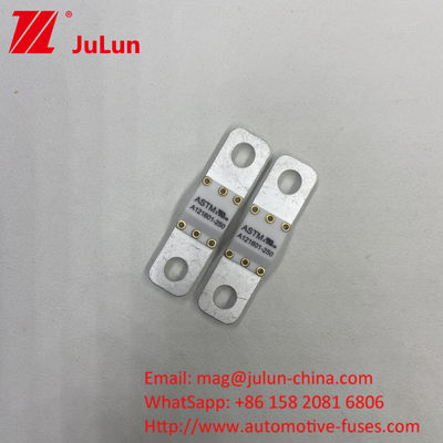A121601-250A A121601-200A ASTM Miedziany bezpiecznik do łopatek samochodowych dla akumulatorów elektrycznych o wysokim prędkości napędowej