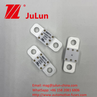300A 150VDC A202001 MOUNTAGEN WYROWANIA BOLT Łatwo instalować 20*55mm Ceramiczne bezpieczniki samochodowe z zalecanym napięciem obrotowym 11-13N·m dla M8