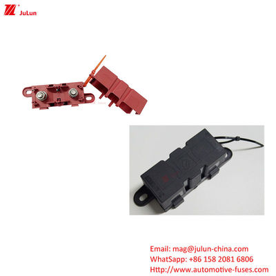 ANM ANL Uchwyt do bezpieczników samochodowych w kolorze czerwonym czarnym dla dużych/średnich/małych samochodów z materiałami odpornymi na temperaturę