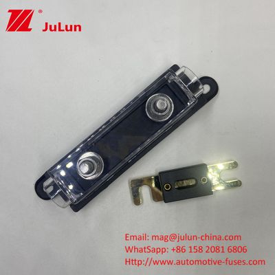ANL Bolt Dust Proof Design Car Fuse Holder Czarny Błękitny Przejrzysty Złoto