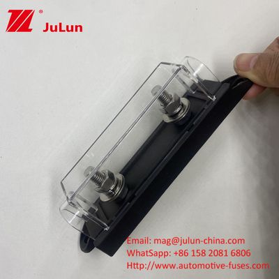 ANL Bolt Dust Proof Design Car Fuse Holder Czarny Błękitny Przejrzysty Złoto