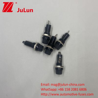 10A 250V AC 6*30 Bakelit Mini Fuse Holder Banana Plug Socket