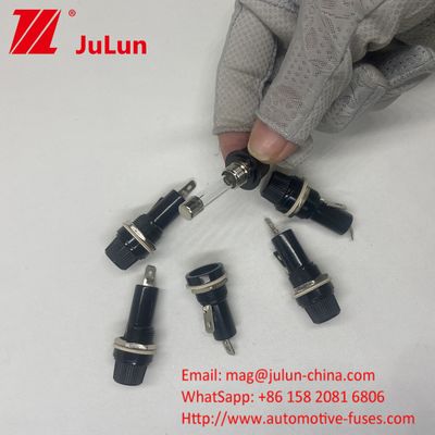 5*20mm 6X30mm Szklany uchwyt bezpiecznik samochodowy 12mm 15A 125V 10A 250V