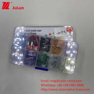 Ciężarówki Offroad Blade Fuse Boxed 10A 32V Wyłączniki obwodne dla pojazdów elektrycznych 0337 0237 0899 0999 0299