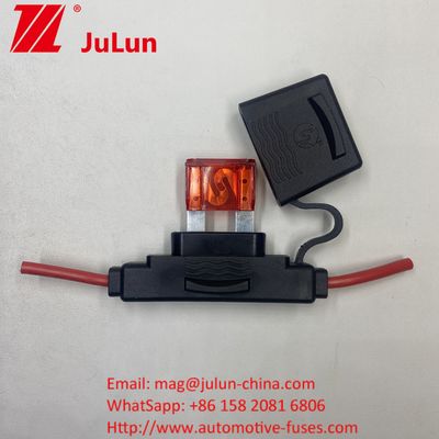 ATC/ATO Custom Inline Fuse Holder 14AWG 16AWG 18AWG 20AWG Wiring Harness 80AMP Blade Fuse