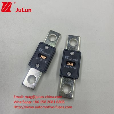 EV320-5X 80A 70VDC SINOFUSE Ceramiczne bezpieczniki samochodowe Małe rozmiary Ochrona przed zwarciem Miedź Srebro Kwart Piasek Złoto