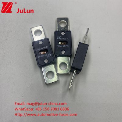 EV320-5X 80A 70VDC SINOFUSE Ceramiczne bezpieczniki samochodowe Małe rozmiary Ochrona przed zwarciem Miedź Srebro Kwart Piasek Złoto