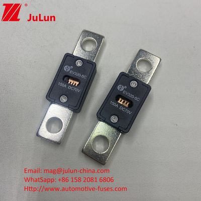 150A 70VDC EV320-5X Ceramic Automotive Fuses Quartz Sand Charakterystyka elektryczna 1,0 w 4 godzinach 3,0 w 10s Max