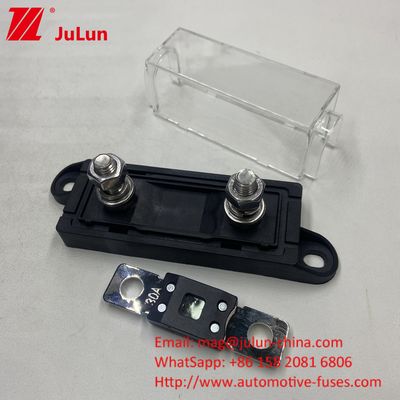 40A 50A 60A 70A 80A 100A 200A 250A 300A 400A 500A ANM Mega Bolt-Down Auto Fuse Holder Block z przejrzystą osłoną izolacyjną