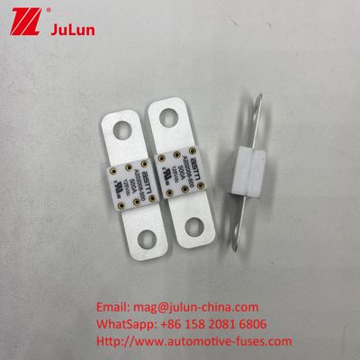 20KA Breaking A202008 ASTM 125V 150A Capacity Ceramic Automobile Fuses Screw Bolt Mounting dla bezpieczeństwa i niezawodności bezpieczników samochodowych
