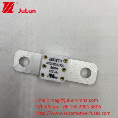 Elektryczny pojazd elektryczny (EV) Biały Kolor 350 Amper Ceramic Fuse 125VDC