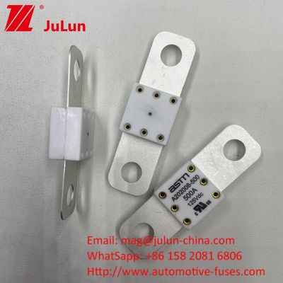 Ev Ceramic Fuse A202008 250A 125VDC Adapter ładowarki Kompatybilny dla samochodów ciężarowych A202008 125VDC 100A 125A 150A 200A 250A 300A 400A 500A