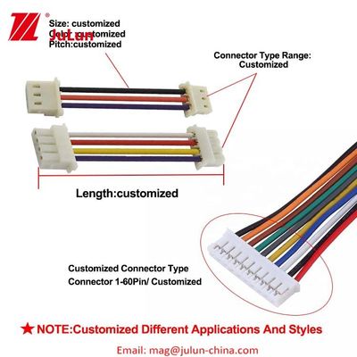Długotrwała wydajność UL / CSA Automotive Complete Wiring Harness z dostosowanym kolorem i długością kabla