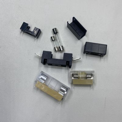5x20mm lub 6x30mm Płyty PCB montaż Szklany uchwyt bezpiecznik dla systemów zasilania w samochodach Czarny Błękitny Przejrzysty złoto