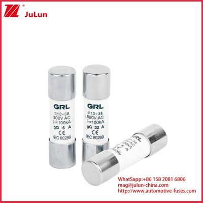 15A 1000VDC Fuse Link GPV Solar DC Fuse 10*38mm 32A Wskaźnik ochrony elektrycznej w systemach fotowoltaicznych do stosowania z obudową bezpiecznika