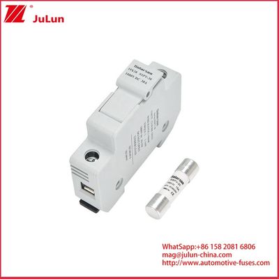 15A 1500VDC GPV Ceramic Fuses Photovoltaic Wysokonapięciowe Tubularne