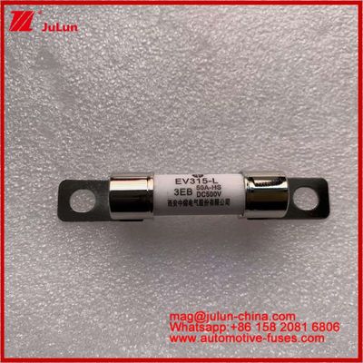 EV315-L 3EB 50A HS 10*38mm Ciężarówka Elektryczny Światło Bolt Instalacja 500VDC Tubularny bezpiecznik z zgodnością JASO D622